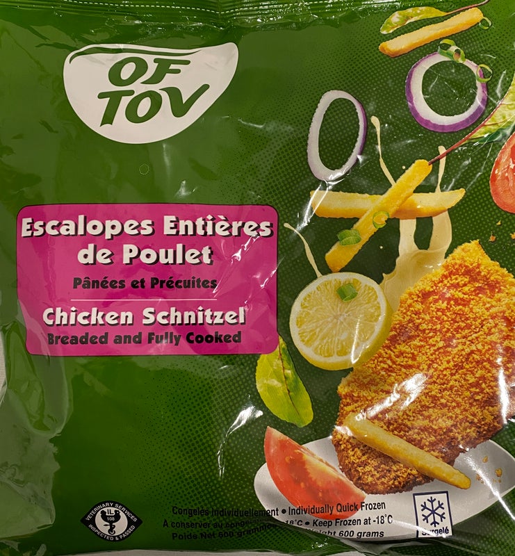 Of Tov Chicken Breast Shnitzel 600g