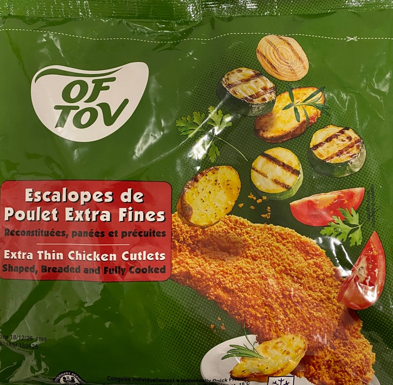 Of Tov Chicken extra thin schnitel 600g