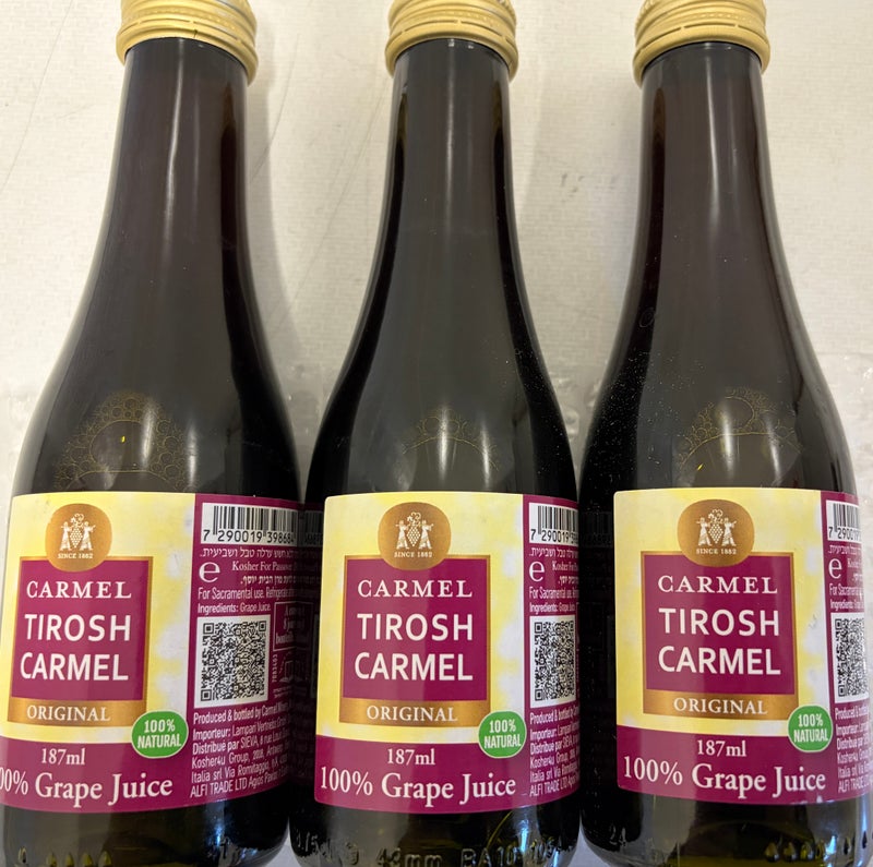 Tirosh Carmel  grape juice red 0,187L