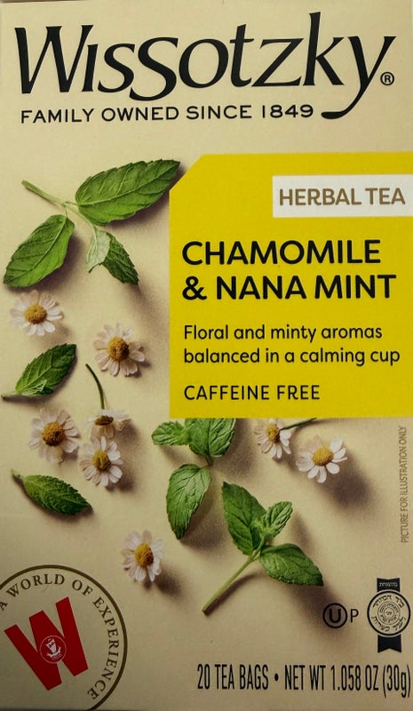 Chamomile with nana mint tea (20 bags)